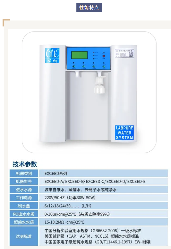 艾柯廠家團隊為柳州疾控中心Exceed系列超純水機提供專業維護服務！插圖3